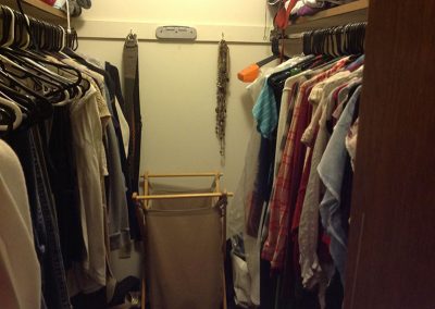 Before - What do we want? More closet! When do we want it? Now!